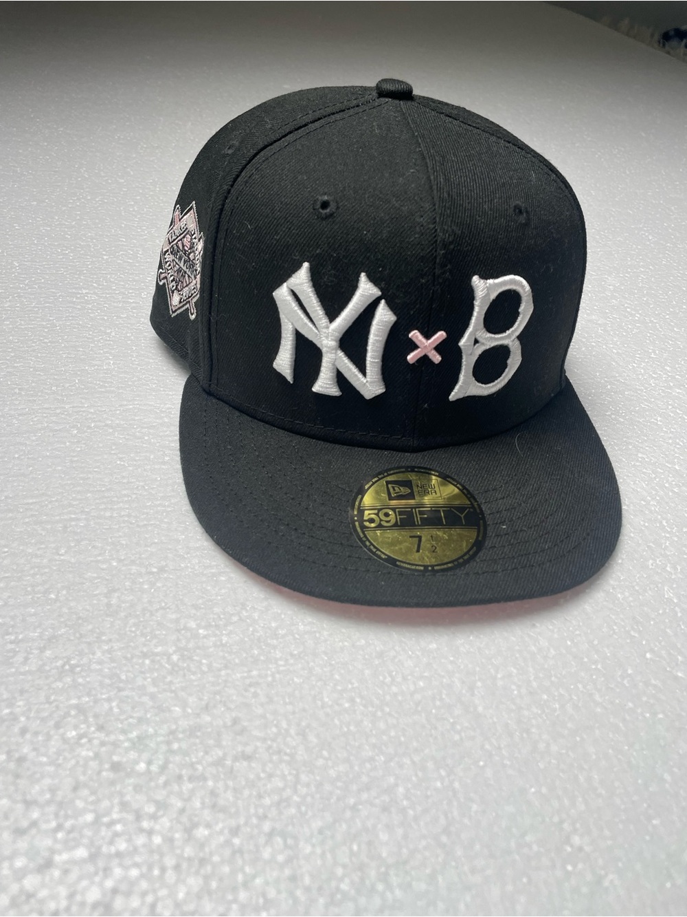 New Era Black Fitted 59FIFTY Cap with White Branding